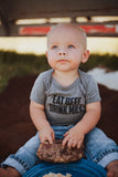 Grey 'Eat Beef Drink Milk' Unisex Onesie