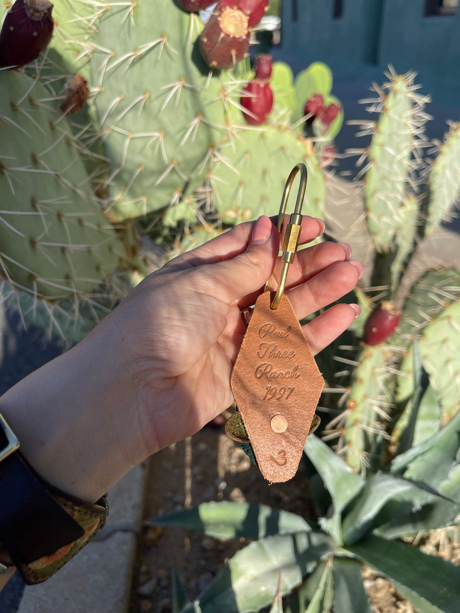 Leather Keychain – Rail Three Ranch