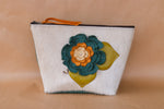 Cowhide Makeup Bag