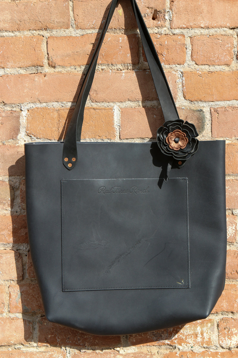 Leather Tote Bag – Rail Three Ranch