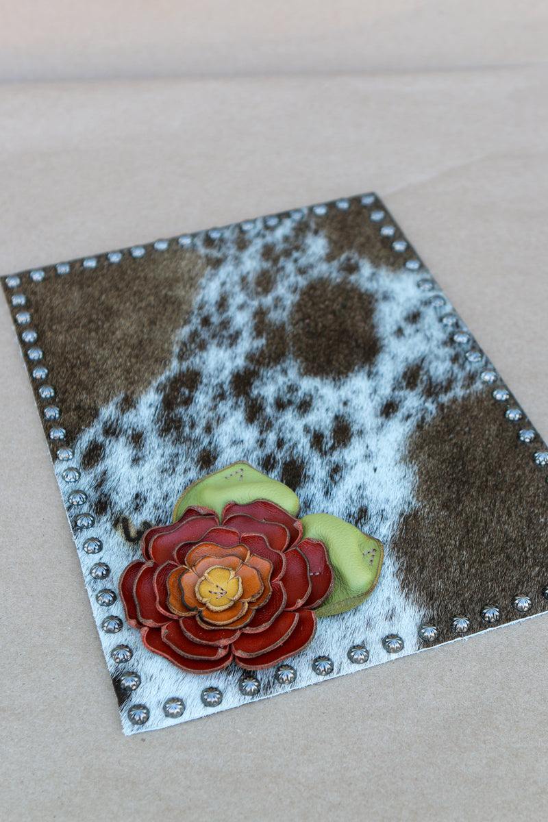9 x 12 Cowhide Centerpiece – Rail Three Ranch