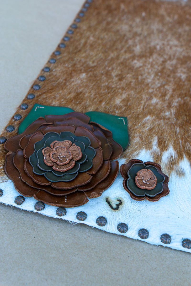 12 x 25 Cowhide Centerpiece – Rail Three Ranch