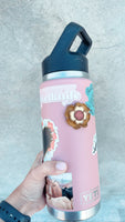 Custom Water Bottle Flowers
