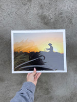 "Silhouette Cowboy" 11x14 Print