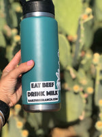 Eat Beef Drink Milk Sticker