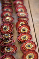 Leather Chap Flowers