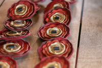 Leather Chap Flowers