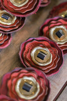 Leather Chap Flowers