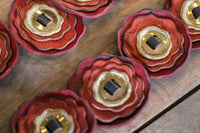 Leather Chap Flowers