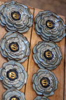 Leather Chap Flowers