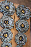 Leather Chap Flowers