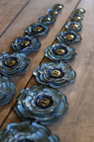 Leather Chap Flowers