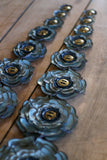 Leather Chap Flowers